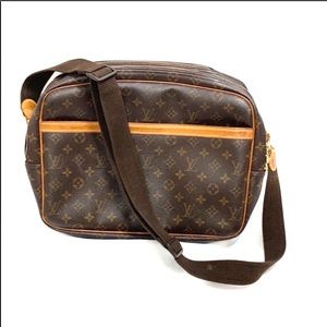 Louis Vuitton Brown and Tan Crossbody Bag